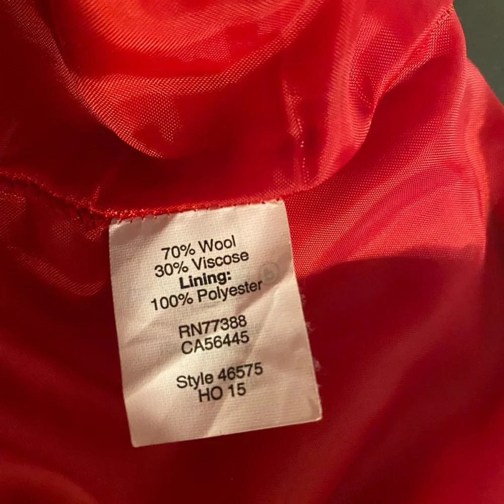 J Crew “The Pencil Skirt” Lipstick Red Wool 10 - Picture 9 of 9